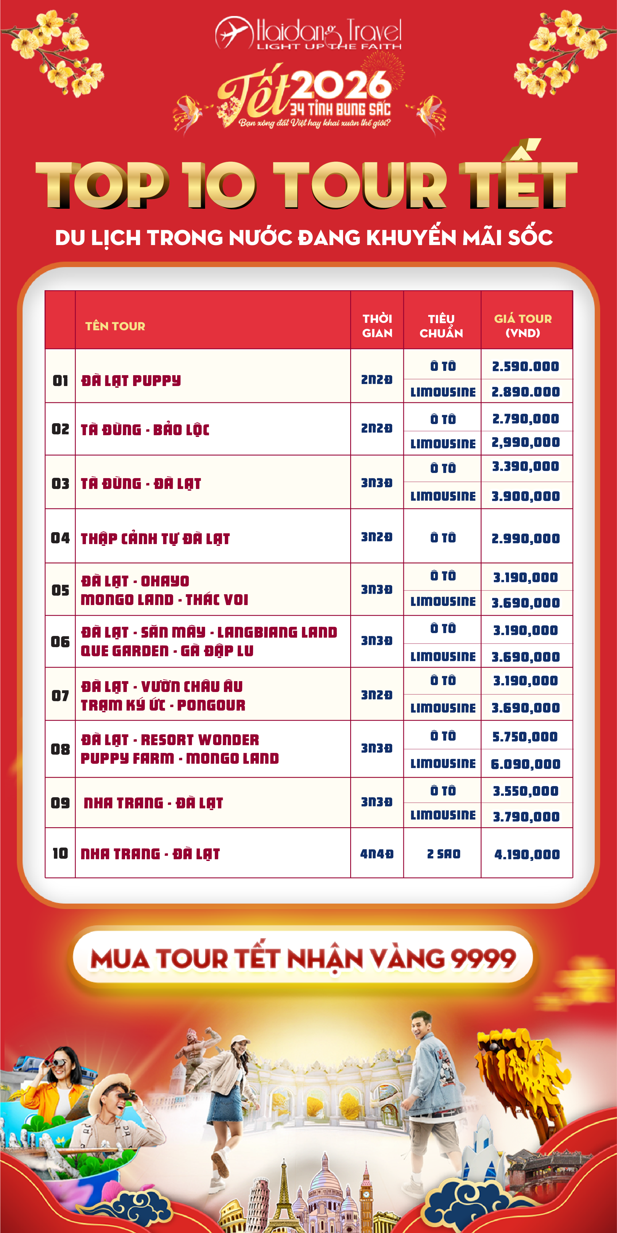 tour tết 2026 giá rẻ
